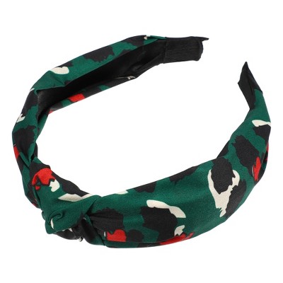 Unique Bargains Women's Leopard Pattern Knotted Headbands 1 Pc