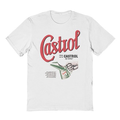 Rerun Island Men's Castrol By Name Short Sleeve Graphic Cotton T-Shirt