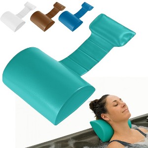 California Sun Deluxe Spa Hot Tub Headrest Pillow – Weighted Vinyl Waterproof Cushion for Jacuzzi - 1 of 4