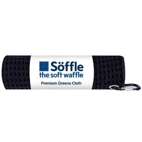 Soffle Waffle Towel - Black/Silver