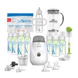 Dr. Brown's All-in-One Anti-Colic Baby Bottle and Bottle Warmer Newborn Gift Set - 38ct