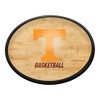 College Basketball Hardwood Design Oval Slimline Lighted Wall Sign - 2 of 4