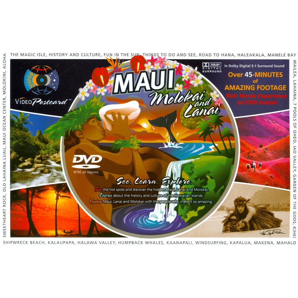 UPC 829173000057 product image for Maui, Molokai and Lanai Video Postcard (dvd_video) | upcitemdb.com