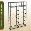 Tall Dresser with 13 Drawers, Fabric Storage Organizer Chest for Bedroom, Sturdy Steel Frame with Wood Top - 4 of 4