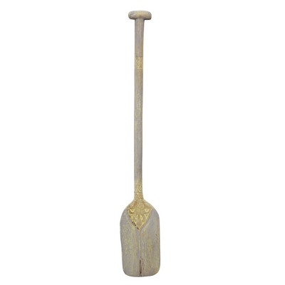 Beachcombers Gray Wash Wooden Oar