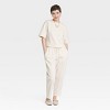 Women's Leisure Studio Short Sleeve Fleece Top - Universal Thread™ - 3 of 3