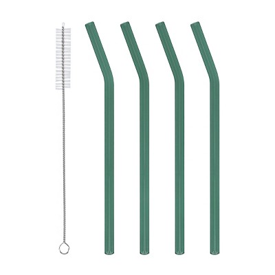 Glass Straw Set Green - Bullseye's Playground™