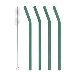 Glass Straw Set Green - Bullseye's Playground™ - 1 of 3