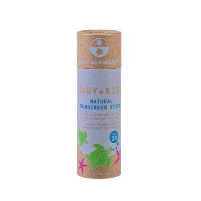 Raw Elements Baby + Kids Paper Mineral Sunscreen Stick - SPF 30+ - 1oz
