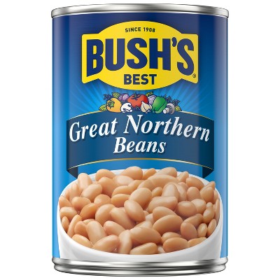 Bush's Best Soup, Organic, White Bean Vegetable 15 Oz