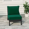 WestinTrends  Avalon Outdoor HDPE Deep Seating Modular Armless Patio Chair with Patio Cushions - 2 of 4