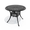 35.43-inch Cast Aluminum Patio Dining Round Table with a 1.88-inch with Umbrella Hole - 4 of 4