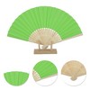 Unique Bargains Halloween Christmas Portable DIY 7-Inch Blank Folding Fan 1 Pc - 3 of 4