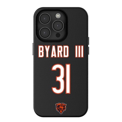 Keyscaper NFL Chicago Bears Players Game Tactic MagSafe Compatible Cell Phone Case for Apple iPhone