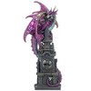 Design Toscano The Wizard s Dragon of Bulwark Tower Statue - 2 of 4