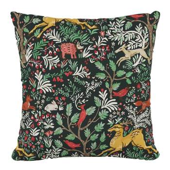 18"X18"Polyester Square Pillow in Frolic Evergreen - Skyline Furniture