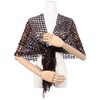 INSPIRE CHIC Women's Sequin Shawls and Wraps for Evening Dresses Fringed Sparkly Scarf 1Pc - 3 of 4