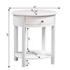 Classic Accents Cypress End Table White - Breighton Home: Rectangle, Rubberwood Top, MDF Frame, Spot Clean - image 4 of 4