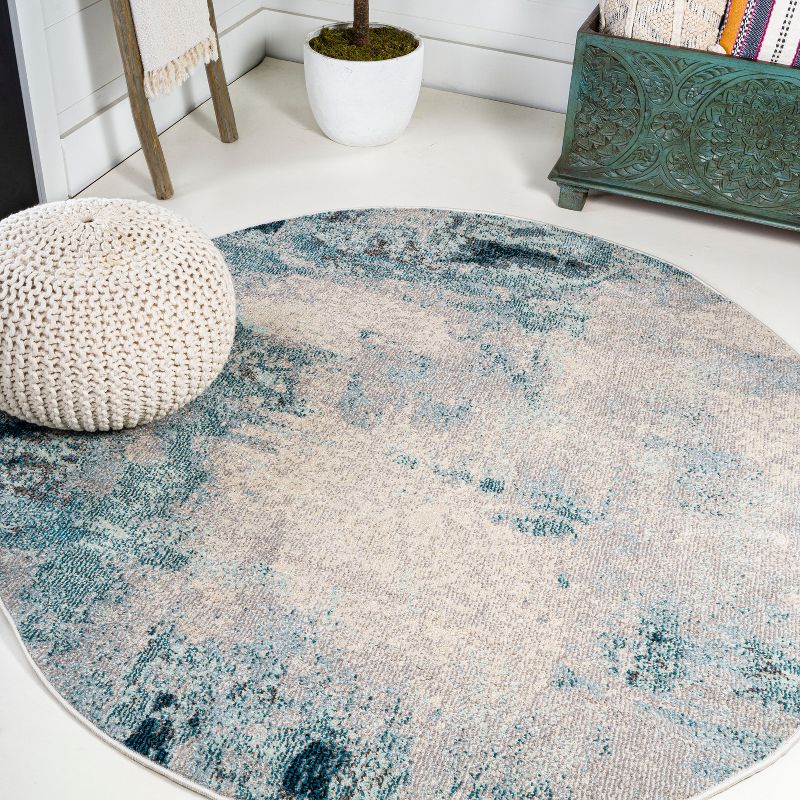 Contemporary POP Modern Abstract Vintage Area Rug - JONATHAN Y, 1 of 12