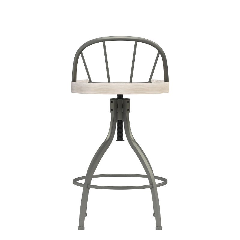 Worland Metal Adjustable Height with Back Swivel Stool - Hillsdale Furniture, 6 of 29