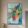 Art Remedy Tropical Flower Bag Vase Paintings Framed - image 2 of 4