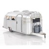 Handcrafted Camping Trailer Model – 6 Inch Height – Iron Miniature Silver Travel Trailer By Old Modern Handicrafts - 3 of 4