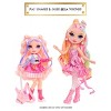 Rainbow High Jr High Rock Band - Bella, Pink 9" Fashion Doll with Guitar, Customize with Stickers - 4 of 4