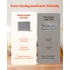 VEVOR Electrostatic Air Filter, 16x20x1 inch Washable & Reusable Aluminum AC/HVAC Furnace Filter, MERV 8 ,(Actual Size: 15.5 x 19.75 x 0.82 in),Gray - 4 of 4