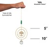 Woodstock Chimes Suncatcher Tree of Life, Green Stone 12" - 4 of 4