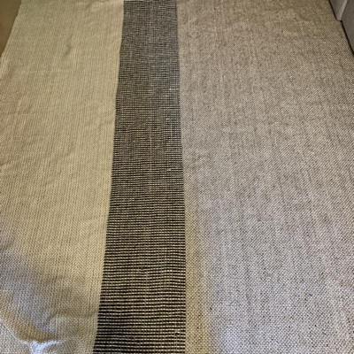 7'x10' Wellsville Handloom Flatweave Stripe Rug Gray - Threshold ...