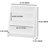 4 Tier Kids Bookshelf, Baby Toddler Wooden Book Shelf, Toy Storage Bookshelf, Stable Modern Book Case For Bedroom Living Room Nursery Playroom - 4 of 4