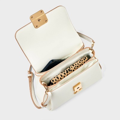 Mini Top Handle Crossbody Bag - A New Day&#8482; Off-White