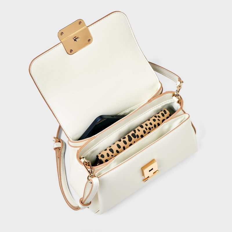 Mini Top Handle Crossbody Bag - A New Day&#8482; Off-White, 5 of 10