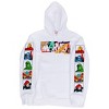 Mens Marvel Brand Collage Text Hoodie With Character Block Sleeve Prints - 2 of 4