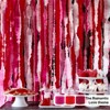 PartyWoo Crepe Paper Streamers Gradient Burgundy Metallic Gold White Sand 8 Rolls 656 ft 1.8Inch x 82Ft Rolls - 2 of 4