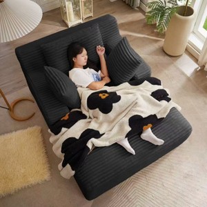 Moda Furnishings Oversized Indoor Chaise Lounge Chair, No Assembly Required, for Living Room Bedroom Office - 1 of 4