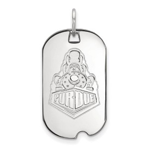 Black Bow Jewelry 10k White Gold Purdue Boilermakers NCAA Pendant - 1 of 3