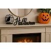 Transpac 17.99 in Black Halloween Die Cut Cursive Freestanding MDF Signs for Spooky Decor - 2 of 4