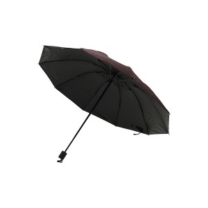 Unique Bargains Umbrella Manual 10-rib Irregular Check Sun Protection Vinyl Impact Cloth 43.31"x26.77" 1 Pcs - 1 of 4