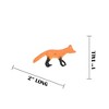 Collectible Wildlife Gifts | Fox, Red,  Plastic Animal, Educational, Toy,  Realistic Figure,  Model,   Gift,    2 1/4"   F201 B9 - 2 of 4