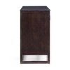 Teamson Home Hatteras Sideboard Cabinet 3 Rattan Inlay Drawers & 2 Doors Adjustable Shelf - 4 of 4