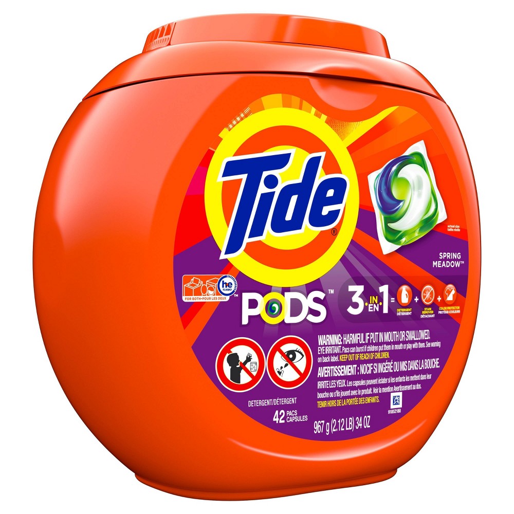 UPC 037000009924 Tide Pods Spring Meadow Laundry Detergent Pacs 42