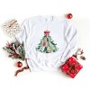 Christmas Tree Stitched - Women's Graphic Sweatshirt - 2 of 4