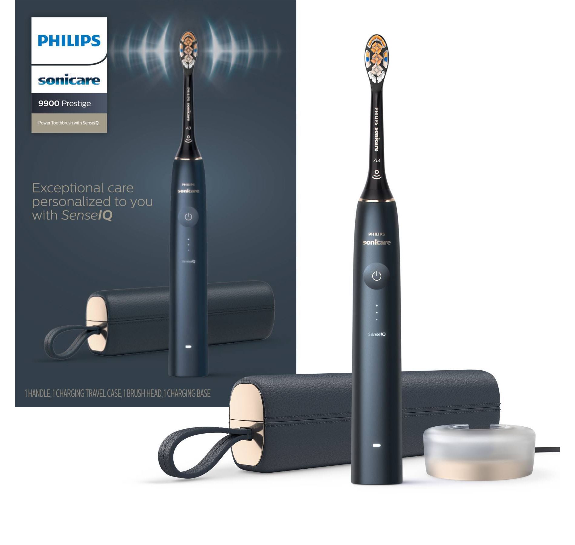 Philips Sonicare 9900 Prestige Rechargeable Electric Toothbrush - HX9990/12 - Midnight