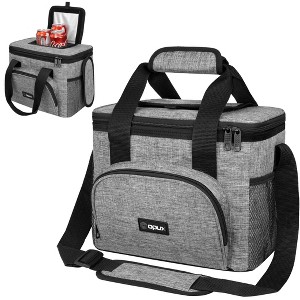 OPUX Soft Cooler Bag, Insulated Collapsible Lunch Tote for Men Work Camping Travel Beach, Portable Leakproof Large Box - 1 of 4