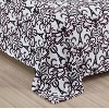 Plazatex Luxurious Ultra Soft Lightweight Chantal Printed Blanket White - 3 of 4