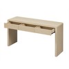 53" Entryway Console Table with 3 Drawers, Wooden Narrow Behind Couch Table, Fluted Rectangular Long Sofa Table, Sofa Foyer Table for Entryway - 4 of 4