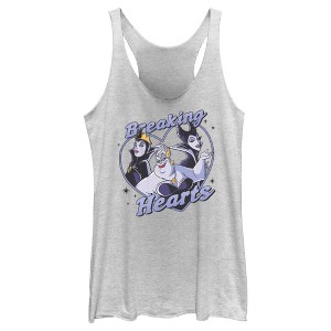 Women's Disney Villains Valentine's Day Breaking Hearts Racerback Tank Top - 1 of 4