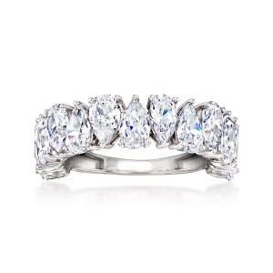 Ross-Simons 3.20 ct. t.w. Pear-Shaped CZ Ring in Sterling Silver - 1 of 4