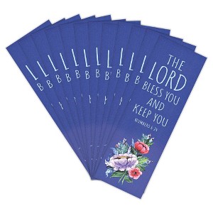 Dicksons The Lord Bless You - Numbers 6:24, Blue 5.8 x 2.63 Inch Paper Bookmark; Pack of 12 - 1 of 3